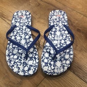 EUC Vineyard Vines Otomi Printed Sandals Flip Flops